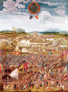 Alesia beleiret av Julius Caesar (101–44 f.Kr.)